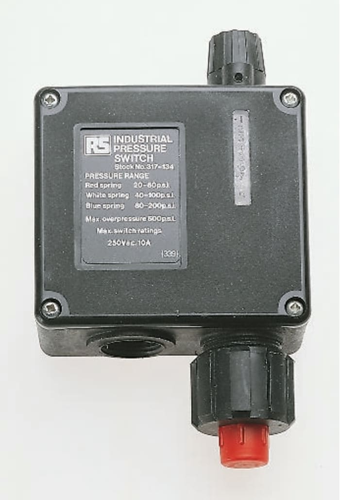 Herga Pressure Sensor, 20psi Min, 200psi Max