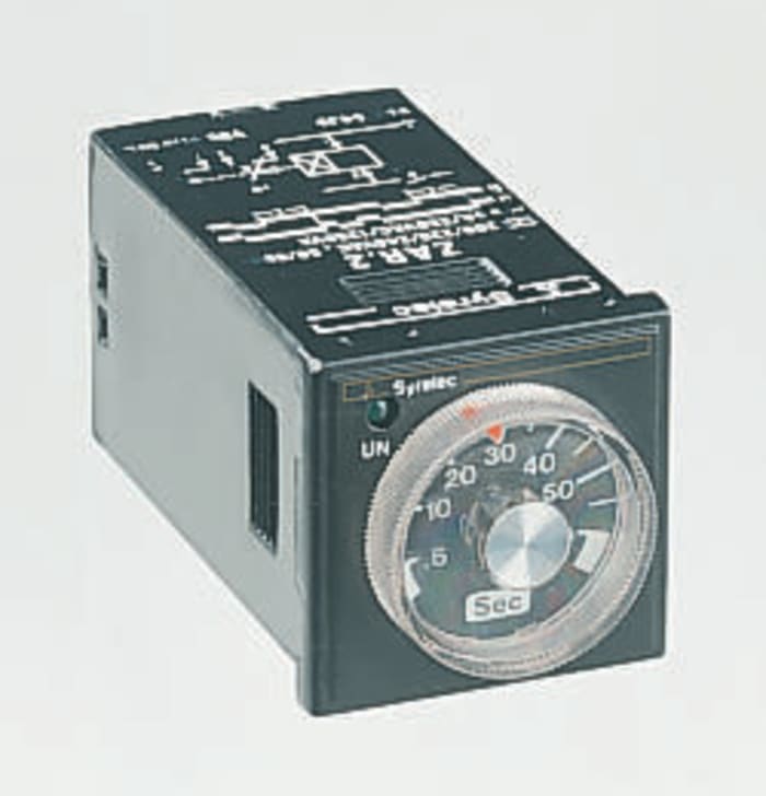 DPDT on delay timer,0.05-5sec 230Vac