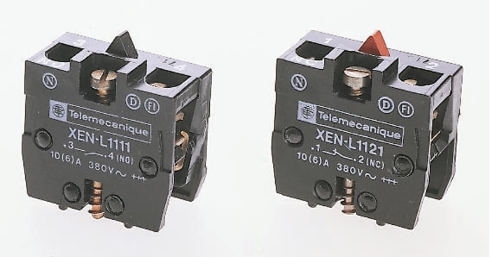Contact Block 1NC Spring Loaded Terminal
