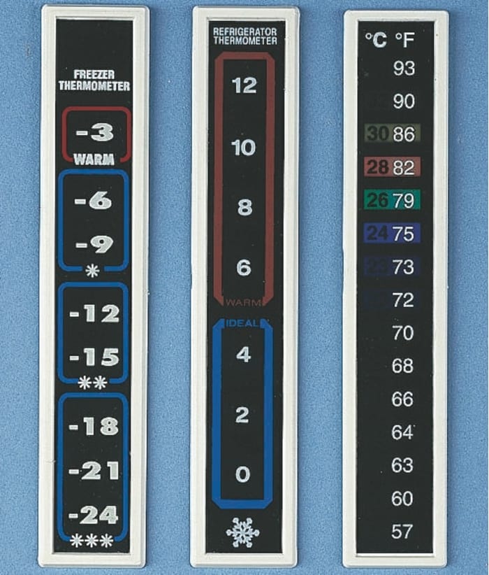 Étiquette thermosensible RS PRO -24°C à 34°C, Réversibilité