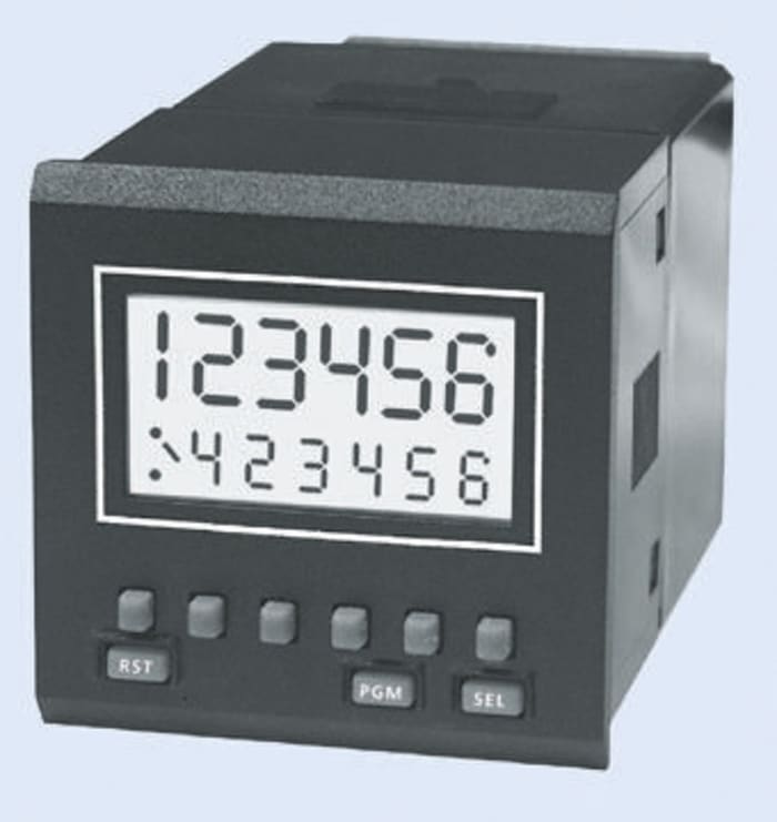 1 preset 6 digit LCD counter w/EEPROM