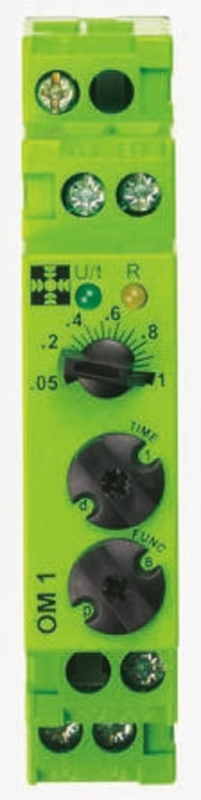 Relais temporisé Tele, 110 → 240 V ac/dc, 24V c.a. / V c.c., Rail DIN, 1 contact