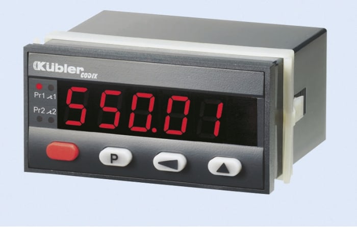 Kubler Digital Panel Voltmeter AC, LED Display 6-Digits