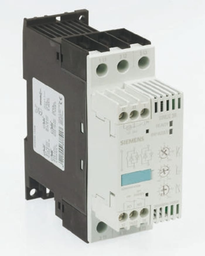 Siemens 3 Phase Soft Starter - 32 A Current Rating, 15 kW Power Rating, 230 → 400 V Supply Voltage