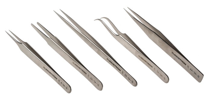 9855 Lindstrom Lindstrom Stainless Steel, Tweezer Set 361-3097 RS  Components