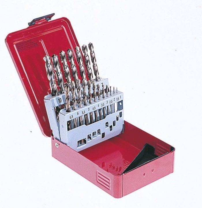 Dormer 19-Piece, 10mm Max, 1mm Min, HSCo Bits
