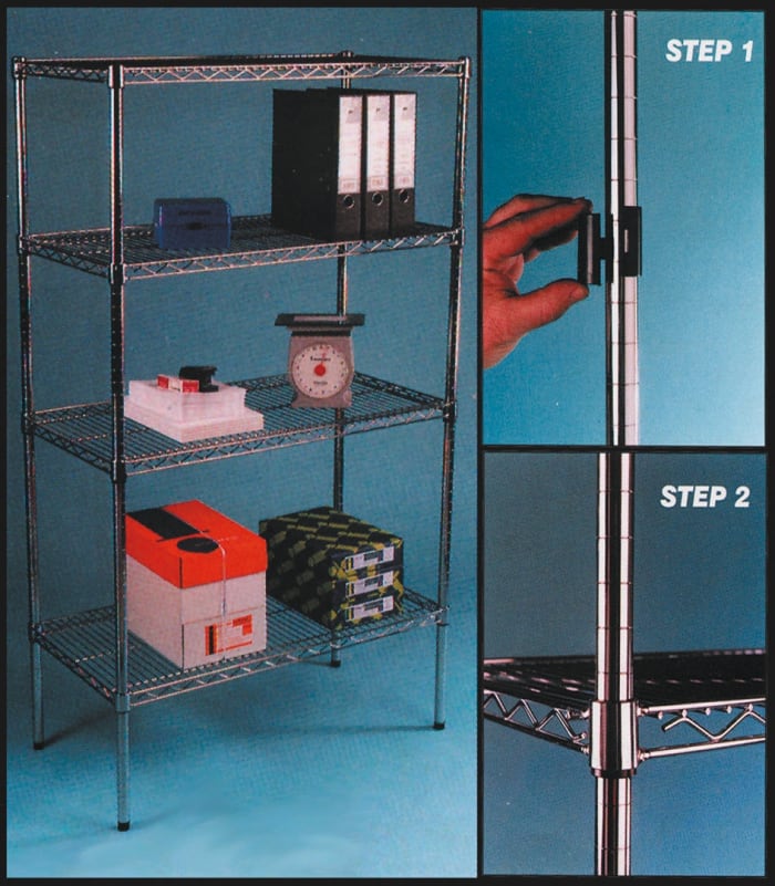 Wire shelving system hot sale