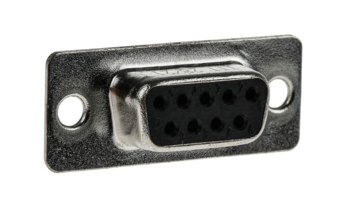 ITT Cannon ZD* 9 Way Panel Mount D-sub Connector Socket, 2.84mm Pitch