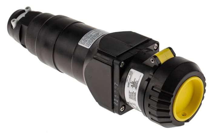 Connecteur d'alimentation Eaton Femelle, Mâle, 2P + E, 16A, 130 V, Montage sur câble