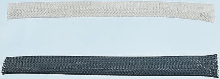 Black expandable braided sleeve,15mm dia