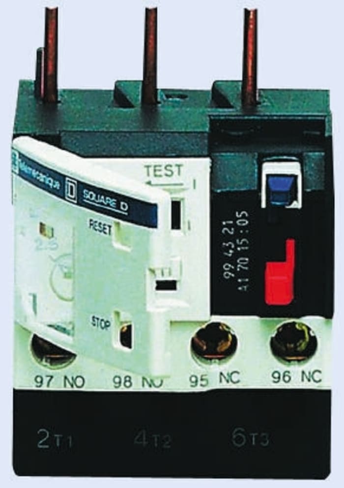 Schneider Electric LRD Overload Relay, 37 → 50 A F.L.C, 50 A Contact Rating, 3P, TeSys