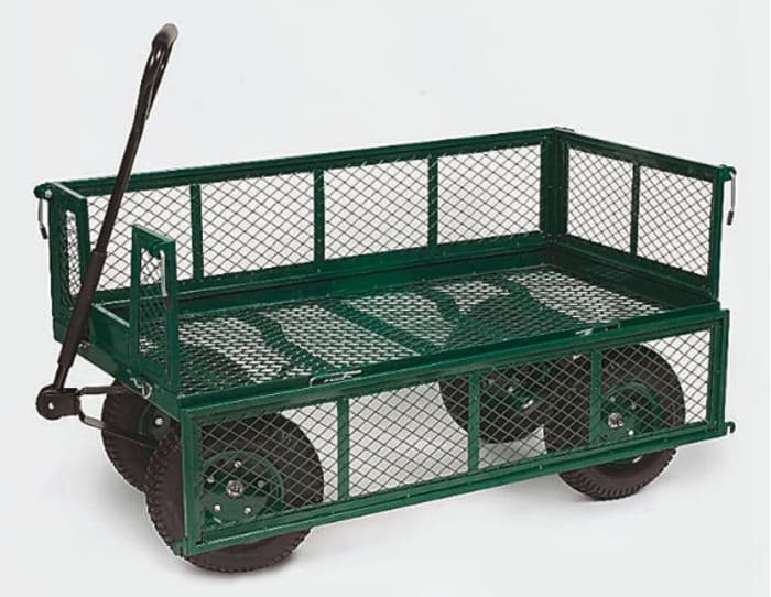 Chariot avec table rotative 8888 en Acier, 1235 x 615mm, Capacité de charge 150kg