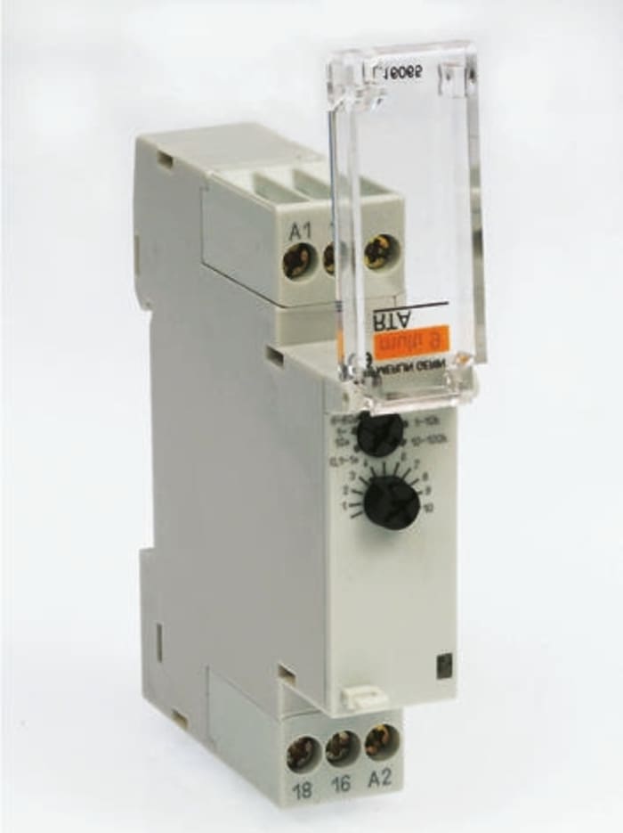 Merlin Gerin Time Delay Relay, 24 → 40 V ac, 24V dc, 0.1 s → 100h, 1-Function, SPDT