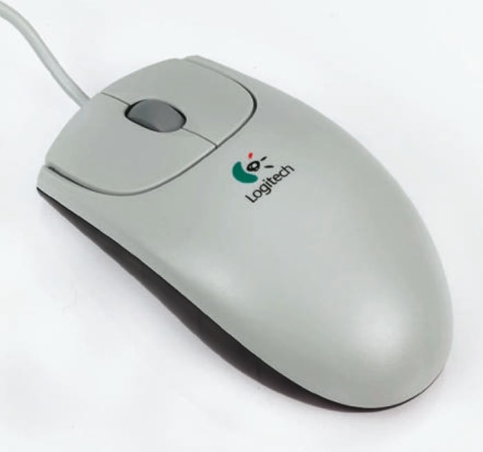 Logitech 3 Button Wired Compact Optical Mouse