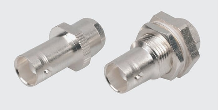 TE Connectivity, jack Panel Mount, 75Ω, Crimp Termination, Straight Body