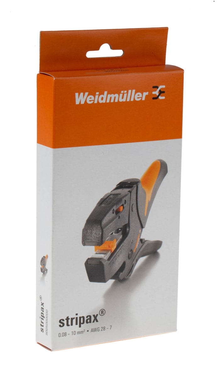 Weidmuller Stripax Series Wire Stripper, 0.08 mm² Min, 10 mm² Max