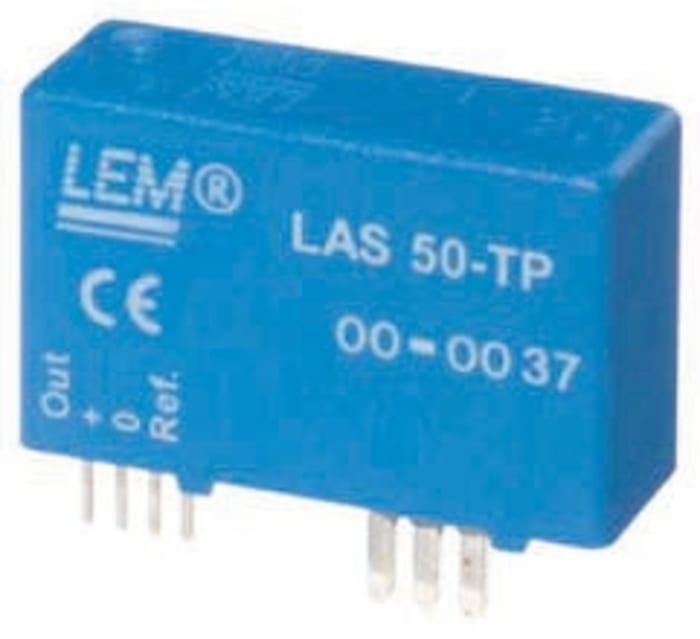 Transformador de corriente LEM LAS, entrada 150A, ratio: 150:1