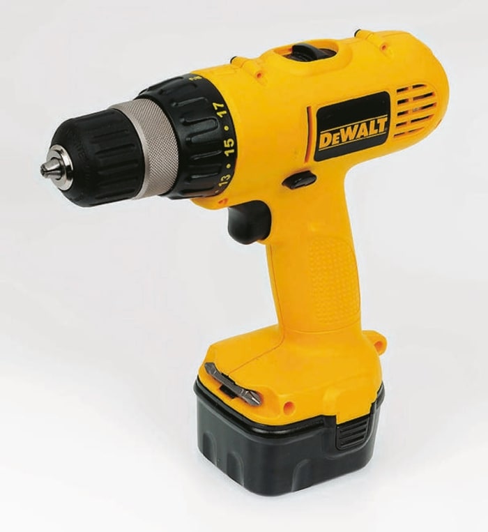 DeWALT Drill Driver Kit 10mm, 12V, NiCd batteries, UK Plug