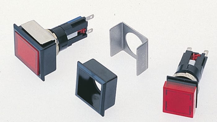 Saia-Burgess Orange Rectangular Push Button Lens for Use with TP2 Series