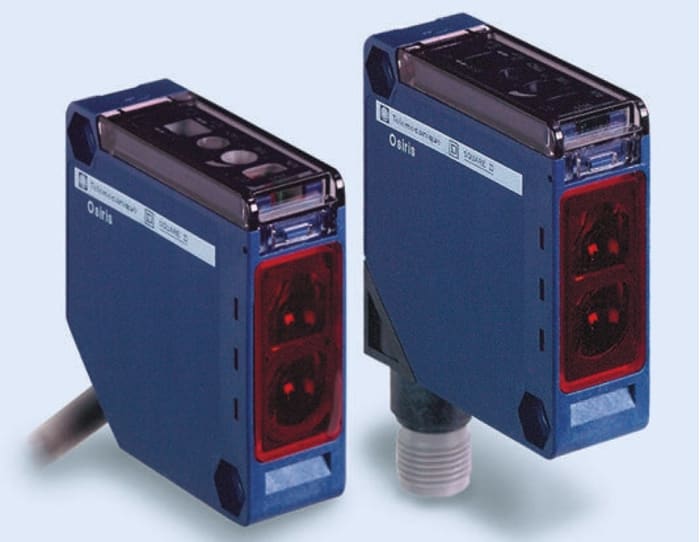 Telemecanique Sensors Diffuse Photoelectric Sensor, Compact Sensor, 1 m Detection Range