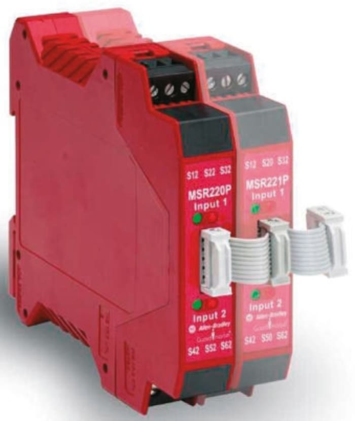 Allen Bradley Guardmaster 440-R Series Input Module, 2 Inputs, , 0 Outputs, 24 V dc, 2NC, 3NC, NC, NO/NC