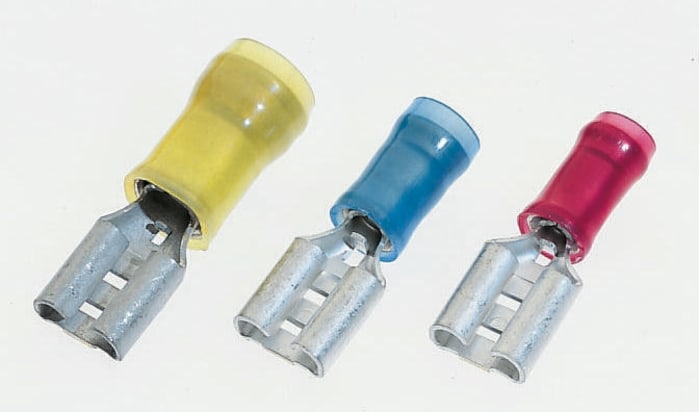 0.25IN RED RECEPTACLE