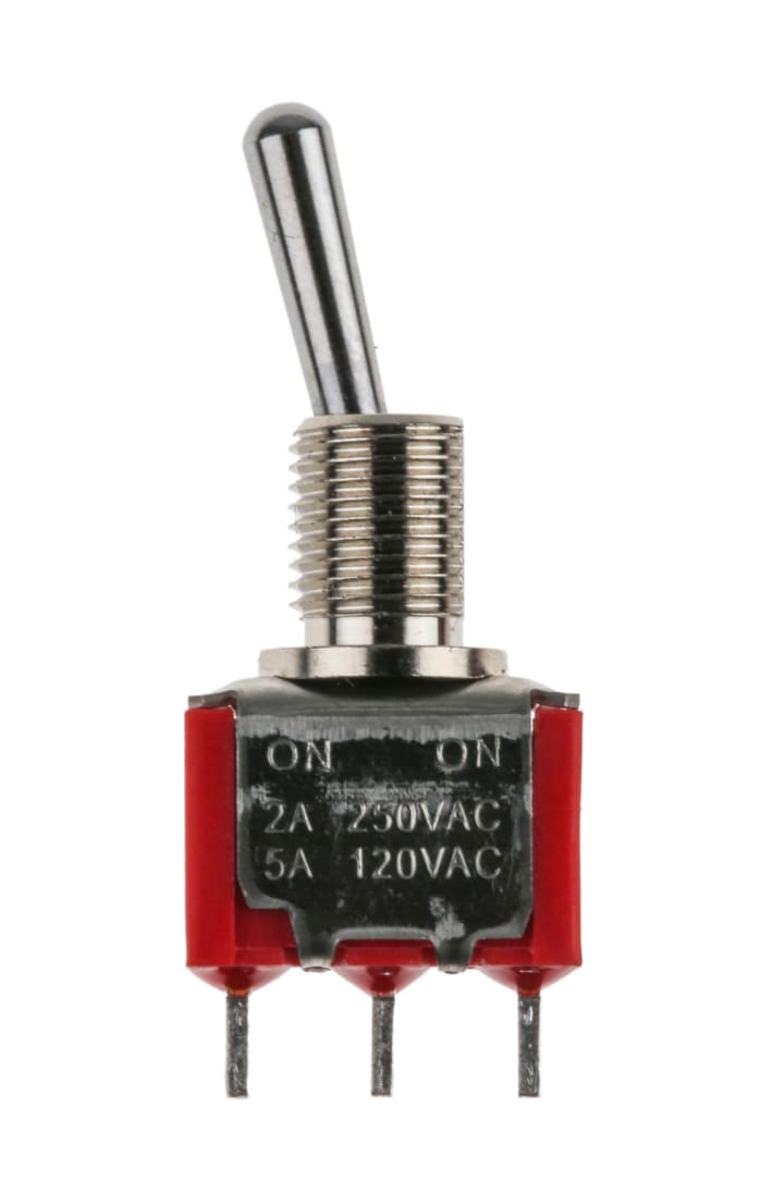 RS PRO Toggle Switch, Panel Mount, On-On, SPDT, Solder Terminal