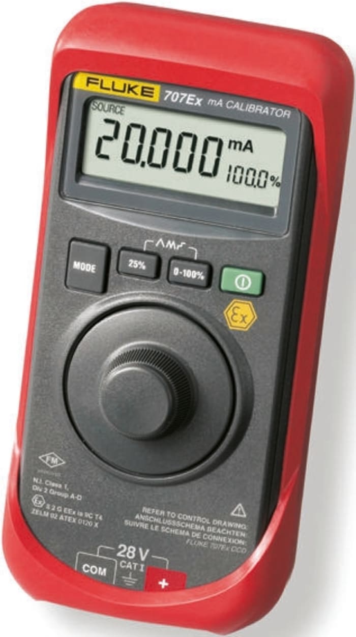 Fluke 707EX, 24mA Current Loop Calibrator