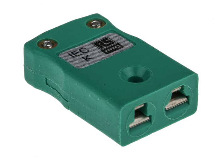 RS PRO Miniature Thermocouple Connector for Use with Type K Thermocouple, 4mm Probe, IEC, RoHS Compliant Standard