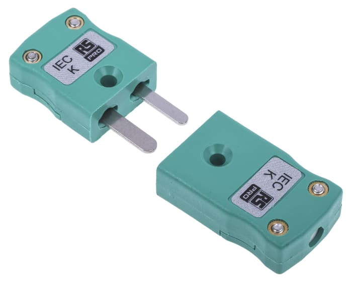 RS PRO Miniature Thermocouple Connector for Use with Type K Thermocouple, 4mm Probe, IEC, RoHS Compliant Standard