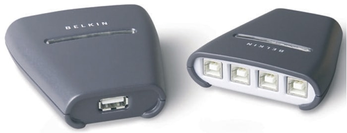 Belkin USB 1.1  Hub, 58 x 81.25 x 27.5mm