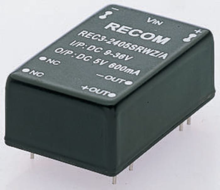 REC3-2405SRWZ/A regulated DC-DC,5V 3W