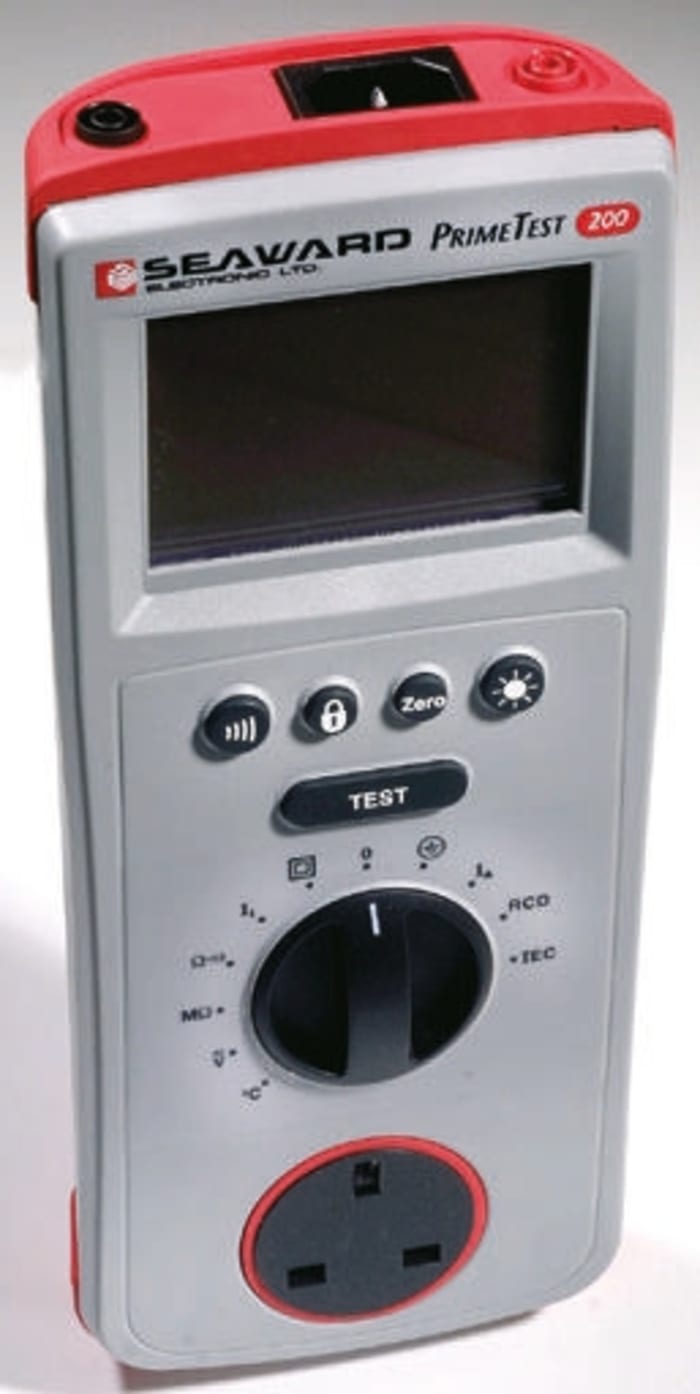 Seaward PrimeTest 200 UK Portable Appliance Tester, Class I, Class II, Class IT Test Type