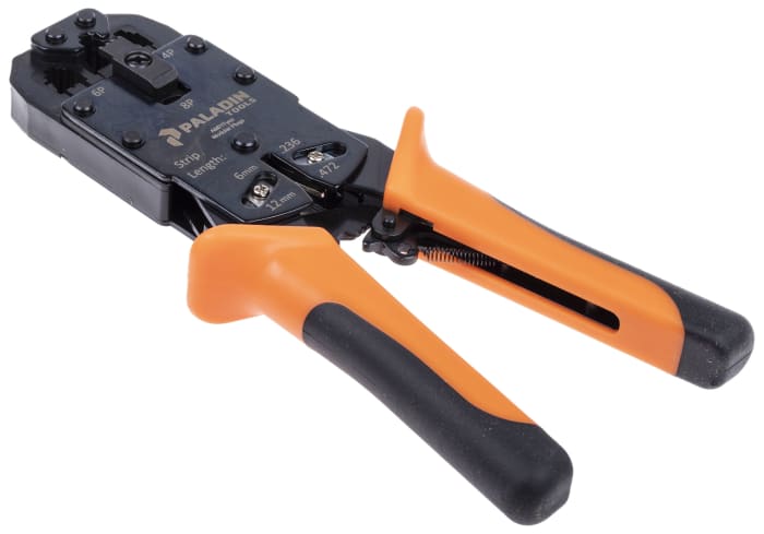 Tempo Tempo Hand Crimp Tool for RJ9 Connector RJ11 Connector RJ12 Connector RJ45 Connector 472 6762 RS Components