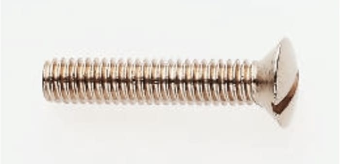 Slotted raised csk head screw,M3x12mm