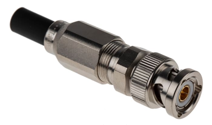 Tajimi Electronics, Plug Cable Mount Triax Connector, Straight Body