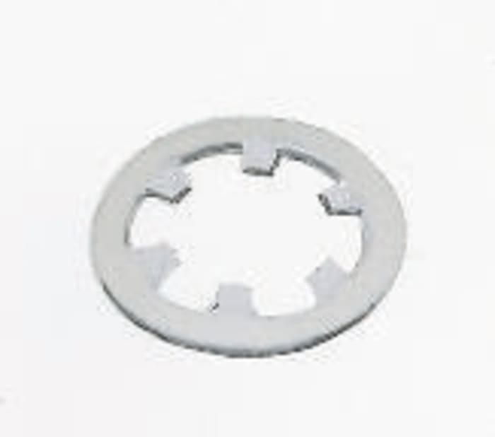 Zinc plated steel shakeproof washer,M2.5