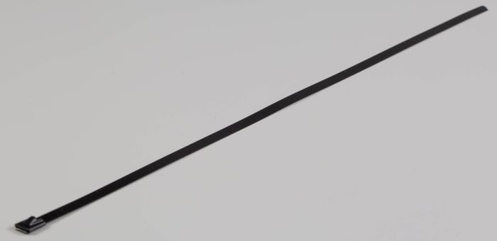 Serre-câble RS PRO, 520mm x 7.9 mm, Métallique, en Acier inoxydable revêtu de polyester, x 100