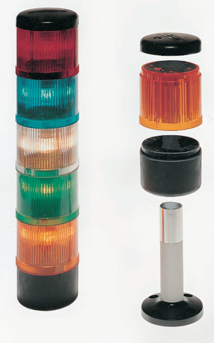 Clear steady telemecanique stack beacon