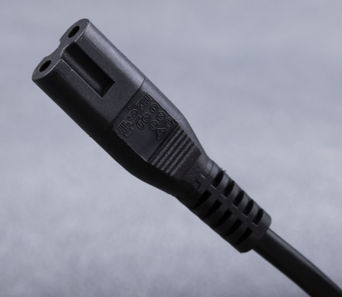 RS PRO  RS PRO IEC C7 Socket to Type C Europlug Plug Power Cord