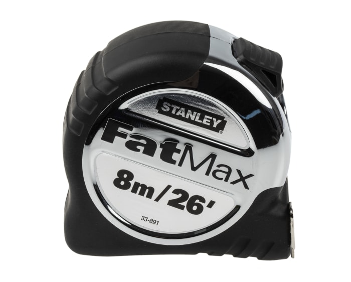 5-33-891 Stanley, Stanley FatMax 8m Tape Measure, Metric & Imperial, 653-9138