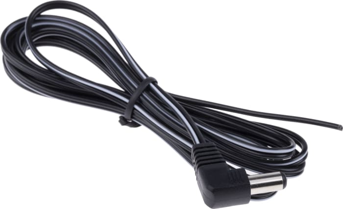 Cordon d'alimentation RS PRO, Connecteur Alimentation c.c. 2,1 mm Sans connecteur, 1.8m, 1 A / 12 V