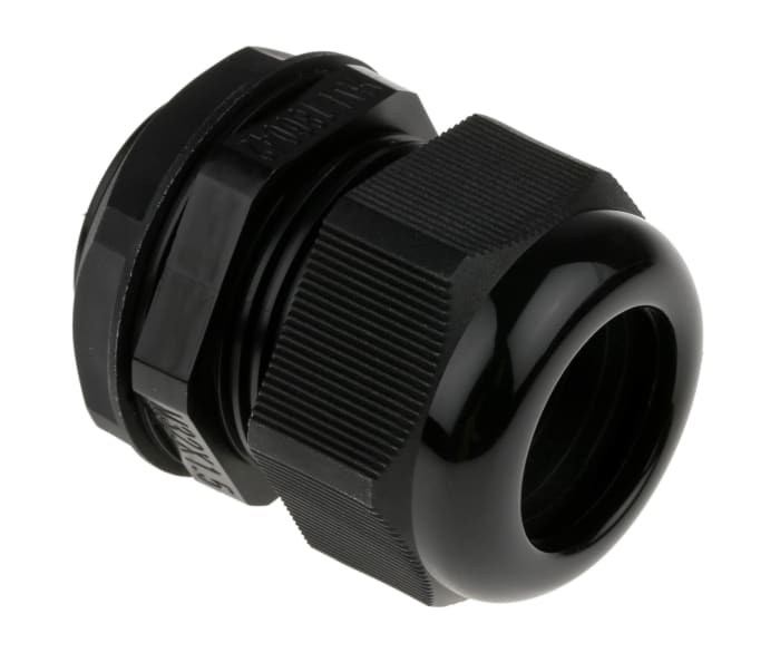 RS PRO Black Nylon Cable Gland, M32 Thread, 18mm min., 25mm max., IP68