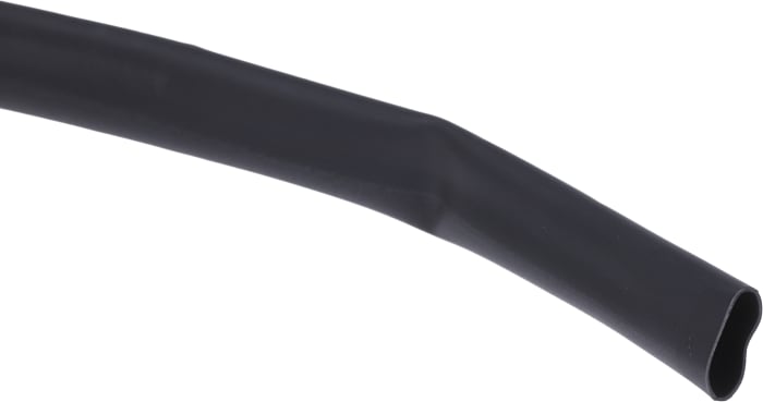 Gaine thermorétractable RS PRO, Diam. 6mm, Long. 7m, Rétreint 3:1, Noir