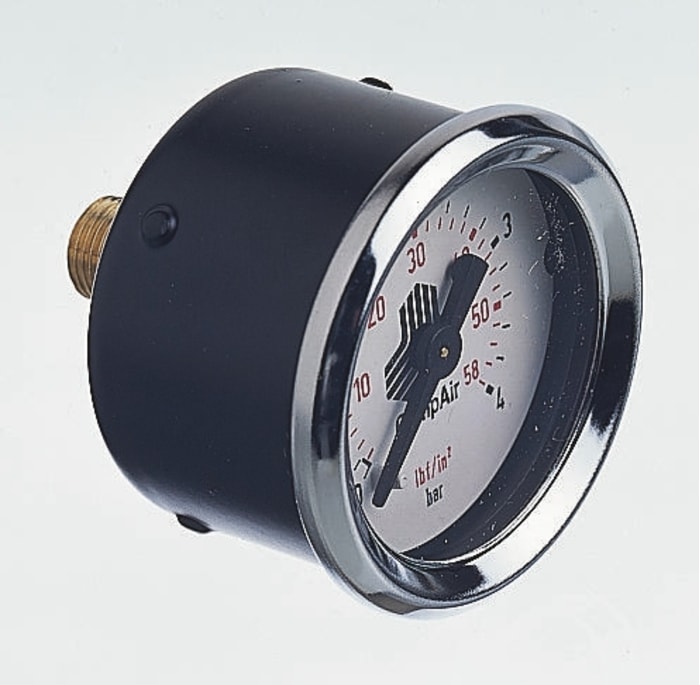 MANOMETRE 0-10 BARS Ø40MM