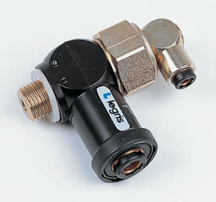 Legris 7880 Series, G 1/4 Male, Threaded-to-Tube Connection Style