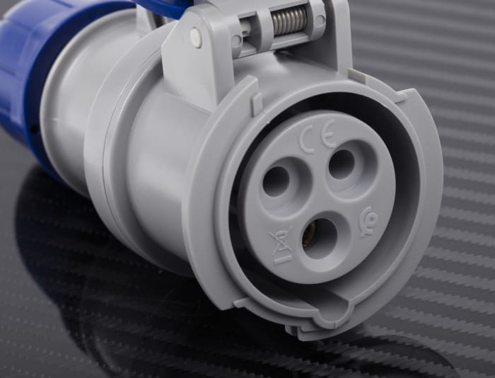 318.1643 Scame | RS PRO Endüstriyel Fiş / Priz, Priz, 2P+E, 230 V, 16A ...