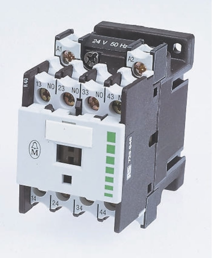 DIL-M 2NO+2NC control relay,24Vdc coil