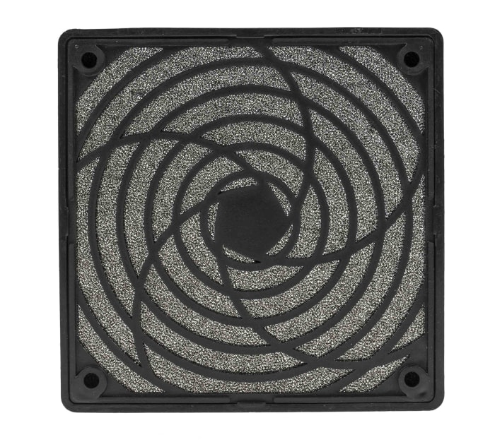 RS PRO Fan Filter for 120mm Fans, PUR Filter, ABS Frame, 122 x 122mm