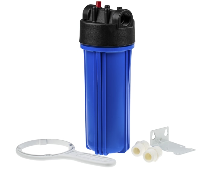 RS PRO Blue Water Filter Housing, 3/4in, BSP, 8 bar